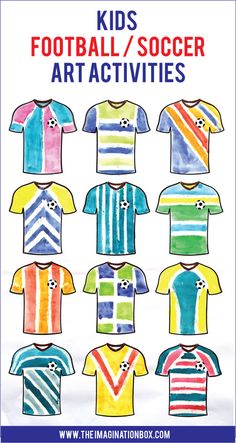 kids's football / soccer art activities