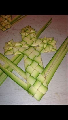 some cut up vegetables sitting on top of a table