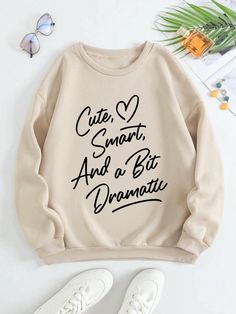 Hoodie Ideas, Smart Casual Style, Dropped Shoulder Sweatshirt, Long Sleeve Tops Casual, Formal Dresses For Women, Girls Fashion Clothes, Casual Pullover, Hoodie Design, Printed Sweatshirts