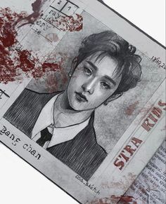 Bangchan Straykids, Arte Sketchbook, Bts Drawings, Art Tutorials Drawing, Sketchbook Art Inspiration