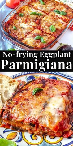 no frying eggplant parmesan casserole is an easy and delicious side dish