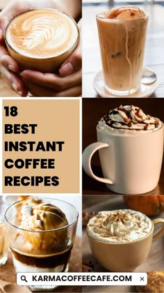 Here are a few simple instant coffee recipes for hot drinks and iced delights. From quick morning brews to refreshing iced coffee, find easy ways to enjoy instant coffee at home. Perfect for busy mornings or a quick afternoon pick-me-up. Instant Iced Coffee Recipe, Fun Coffee Recipes, Instant Coffee Recipes, Best Instant Coffee, Cold Coffee Recipes, Hot Chocolate Drinks, Starbucks Drinks Recipes, Coffee At Home