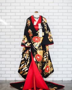 Japanese Kimono Fashion, Japanese Wedding Dress, Satin Dress Long, Japanese Dress