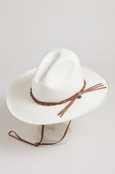 Grove Shantung Straw Cowboy Hat | Overland White Straw Hat Bands For Ranch, White Straw Fedora For Rodeo, Woven Toquilla Straw Hat Bands For Rodeo, Curved Brim Braided Fedora For Rodeo, Braided Fedora With Curved Brim For Rodeo, Country Style Woven Fedora For Rodeo, Western Braided Brimmed Panama Hat, Western Woven Fedora For Rodeo, Western Woven Fedora For Country Events