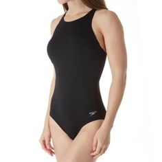 Nwt Speedo 16 7723174 Endurance+ High Neck 1pc Swimsuit Black Speedo 7723174 Endurance+ High Neck One Piece Swimsuit 16 Black New With Tags Speedo Endurance+ High Neck One Piece Swimsuit. Long-Lasting, Durable Fabric And Competition-Grade Features Make This Carefully Styled One-Piece Ideal For Pool Practice And Leisure Swimming. Made Of Polyester Pbt, Polyester, Nylon And Spandex. Hydrobra Shelf Bra Has Wireless Cups That Are Lined With Powerful Mesh, With Pockets For Removable Padding, Included Black Racerback Bodysuit For Swimming, Black Swimwear With Back Closure, Classic Black Lined Swimwear, Black Fitted Swimwear With Back Closure, Fitted Black Swimwear With Back Closure, Racerback Swimsuit, Full Coverage Swimsuit, Swimsuits Athletic, Competitive Swimming Suits