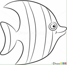 a black and white image of a fish with eyes on it's side,