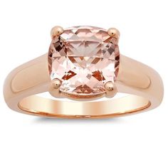 Morganite Trellis Solitaire Ring Engagement Ring Style, Natural Diamond Engagement Ring