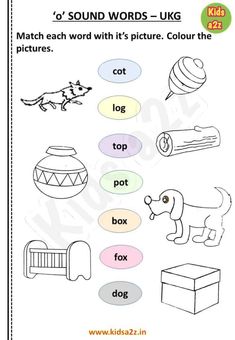 a worksheet with words and pictures for children to learn english speaking the word's