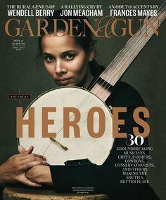 Magazine Offer Rhiannon Giddens, Banjo Music, It Happened One Night, Wendell Berry, Southern Culture, Self Deprecating Humor, Cast Iron Recipes, April May, Library Of Congress