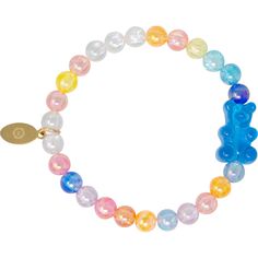 Stretchy charm bracelet. Comes with multiple charms as shown in image. Perfect to stack or wear on its own. Recommeded for kids ages 3+ | Zomi Gems | (Blue Gummy Bear Bracelet, One Size)  |  Maisonette collects the best children’s products from around the world (unlike Zulily, Etsy, The Tot, Farfetch Kids, Childrensalon, Crate and Kids, Kohls, Wayfair, Buy Buy Baby, Nordstroms, Mini Boden, J.Crew Factory, or PotteryBarn Kids), creating a curated shopping experience for you. Think of us as your s Bear Bracelet, Bear Necklace, Gummy Bear, Buy Buy, Buy Buy Baby, Gummy Bears, Gems Jewelry, Mini Boden, Pottery Barn Kids