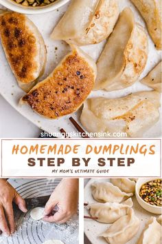 homemade dumplings are easy to make and so delicious