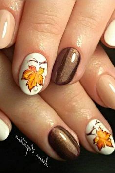 Nails Ideas October, Trendy Nails Autumn, Autumn Acrylic Nails, Autumn Nails 2023, Nude Baddie Nails, Nails September, November Nail, Nails November, Beauty Hacks Nails