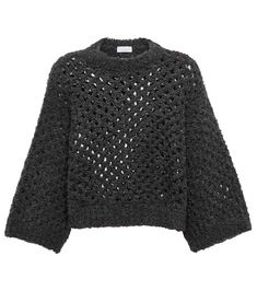 Single Clothes, Silk Sweater, Silk Yarn, Online Shops, Open Knit, Knit Fashion, The Net, Brunello Cucinelli, Cotton Sweater