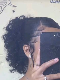 Curly Hair With Pigtails, Cute Curly Hairstyles Tutorial, Short Curly Hair Inspo Hairstyles, Cute Short Hairstyles For School, Curly Hairstyles With Edges, Cute Curly Short Hairstyles, Curly Short Hair Ideas, Puerto Rican Hairstyles, Baddie Curly Hairstyles Short