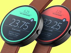 Project Time Tracking Watch App Smart Watch Design, Watch Face Design, Catalog Design Layout, Adidas Watch, Digital Watch Face, Heart Rate Monitor Watch, Time Tracking, App Design Inspiration, Grafic Design