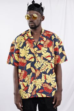 Add a vibrant touch to your wardrobe with our Primrose yellow and Martinique Blue Funky Printed Shirt. Crafted from light-weight oversized premium cotton, this shirt offers a comfortable and breathable feel, perfect for the warmer seasons. The funky printed pattern gives a unique and eye-catching element to your ensemble. Whether it's a casual outing or a relaxed gathering, this shirt combines style and comfort effortlessly. Embrace a fresh and contemporary look with this light-weight oversized Primrose Yellow, Blue Prints, Cotton Shirts For Men, Formal Casual, Shoulder Shirts, Body Measurements, First World, Chambray, Cotton Shirt