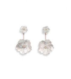 Bridal High Fashion Style, Flower Statement Earrings, Headshot Ideas, Pearl Flowers, Jennifer Behr, Red Carpet Ready, Summer Favorites, Special Occasion Outfits, Glamour Fashion