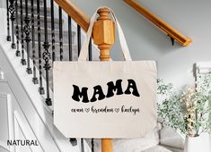 Mama Tote Bag, Personalized Gift, New Mom Tote Bag, Canvas Tote Bag, Gift For Her, Mama Canvas Tote Bag, Gift for Mama, Custom Mama Bag, Mother's Day Gift HOW TO ORDER: 1. Please, Check and Review all Photos. (This listing offers 2 different bags. 25L Bag With Zipper and No Zipper.) 2. Select Your Bag Style and Color from the drop-down menu 3. Choose Your Quantity as much as you want. 4. Click "Add To Cart". For multiple items go back to the listing and repeat the steps. *DETAILS OF THE BAGS: 25 Personalized Canvas Bag For Mother's Day, Tote Bag For Mother's Day Birthday Gift, Tote Bag For Birthday And Mother's Day Gift, Mother's Day Birthday Gift Tote Bag, Mom Tote Bag, Mama Natural, Bag Canvas, Bag Style, Canvas Tote Bag