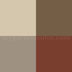 some brown and white colors are in the same color scheme