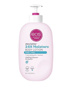 eos Shea Better Body Lotion- Fresh & Cozy, 24-Hour Moisture Skin Care, Lightweight & Non-Greasy, Made with Natural Shea Fresh And Cozy Eos, Eos Lotion Fresh And Cozy Combo, Eos Body Lotion, Eos Lotion, Christmas Basket, Better Body, Smell Goods, Gift Inspo, Shower Routine