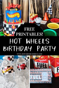 hot wheels birthday party with free printables