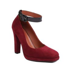 Type: PumpsGender: FemaleSeason: Demi-seasonStyle: Casual;Business;Cocktail;Evening;WeddingUpper Material: VelourInner Material: Synthetic leatherSole Material: RubberHeel Type: Thick heelCasual Footwear Features: Strap around the ankleClosure Type: buckleMain Pattern: mixed designsToe: SquareHeel Height: approx. 11.5cmPlatform Height: approx. 1cm(The measured data is Manufacturer's Size 36)Package Contents: 1 x Shoes (Pair)Please see our size guide as below, you can choose the size according to your foot length and width. If your foot is a little wide and thick, we suggest you choose 1 size larger.Size Guide:28 = foot length 18.5-19cm (Foot width=6.5-7cm)29 = foot length 19-19.5cm (Foot width=7cm)30 = foot length 19.5-20cm (Foot width=7-7.5cm)31 = foot length 20-20.5cm (Foot width=7.5cm)3 Red Ankle Strap Heels For Fall, Burgundy Evening Heels For Fall, Red Evening Heels For Fall, Chic Burgundy Party Heels, Burgundy Ankle Strap Heels For Evening, Burgundy Heels For Party, Fitted Burgundy Heels For Party, Elegant Burgundy Heels For Night Out, Ankle Strap Chunky Heels