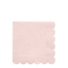 Large Pastel Pink Scalloped Edge Napkins S3004 S3015 - Pretty Day Brunch Birthday Party, Citrus Party, Swan Birthday, Shower 2023, Pink Happy Birthday, Pink Napkins, Birthday Garland, Birthday Party Set, Animated Invitations