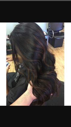 Balayage Black, Balayage Hair Dark, Black Hair With Highlights, Caramel Balayage, Caramel Highlights, Ombré Hair, Trendy Hair Color