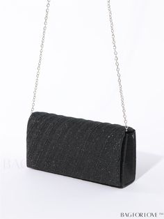 BagForLove - Bridal Mini Glitter Chain Bag, Ideal for Weddings, Proms & Parties Product Description Color Black Details Glitter Strap Type Chain Bag Size Mini Style Glamorous Pattern Type Plain Type Square Bag Material Glitter Composition 100% Polyester Size Chart INCH CM Bag Height Bag Length Bag Width Strap Length 4.1 inch 7.9 inch 2 inch 47.2 inch Bag Height Bag Length Bag Width Strap Length 10.5 cm 20 cm 5 cm 120 cm Details Pictures Similar Products h2 { text-align: center; } /* æ¢è¡ */ li Prom Bag, Prom Purse, Clutch Bag Wedding, Bridal Purse, Sequin Bag, Wedding Clutch, Cocktail Wedding, Bag Elegant, Black Clutch