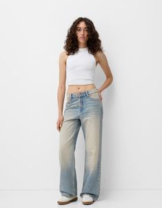 Jeans | Bershka 2024 List, Jumpsuit Jacket, Grey Green, Purse Jewelry, Christmas 2024, Sweaters Knitwear, Dress Trousers, Short Jumpsuit, Blue Dark