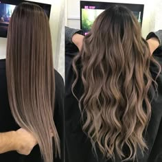 Rambut Brunette, Brown Hair With Blonde, Hair With Blonde Highlights, Lazy Hairstyles, Easy Hairstyles For Medium Hair, Brown Hair With Blonde Highlights, Brown Hair Balayage, Hair Color For Women, Balayage Highlights