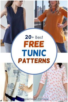 the best free tunic patterns for women