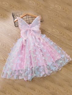 Party Gown Dress, Summer Fairy, Butterfly Fairy, Butterfly Birthday, Tulle Gown, Butterfly Dress, Smocked Dress, Fairy Dress