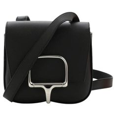 Hermes Della Cavalleria Mini Epsom Leather Bag | From a unique collection of rare vintage Crossbody Bags and Messenger Bags at https://www.1stdibs.com/fashion/handbags-purses-bags/crossbody-bags-messenger-bags/. Hermes Crossbody Bag, Vintage Crossbody Bag, Cruise Wear, Horse Bits, Leather Interior, Fashion Handbags, Purses Crossbody, Leather Bag, Swift