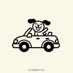 a dog driving in the back of a car