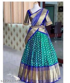 Silk Half Saree, Indian Wedding Wear, Party Kleidung, Bridal Lehenga Choli