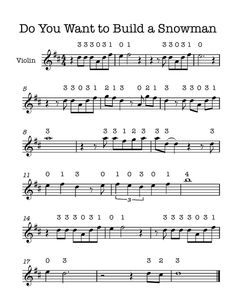 sheet music with the words do you want to build a snowman?