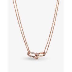 Find TIFFANY & CO. Hardwear Rose-gold And 0.74ct Pavé Diamonds Double-link Pendant Necklace on Editorialist. | Tiffany & Co. 18ct rose-gold and 0.74ct with pavé diamonds double-link pendant necklace18ct rose goldPavé diamondsSpring-ring clasp fasteningDouble-link pendant, diamond encrusted link, delicate chainCarat weight: 0.74ctChain length: 40cmPlease refer to the brand’s care instructionsTo learn more about this product or for expert styling services, get in touch with our Personal Shopping team Necklace Tiffany And Co, Tiffany Hardwear, Styling Services, Tiffany And Co Necklace, Tiffany Necklace, Pendant Diamond, Tiffany And Co, Personal Shopping, Gold Design