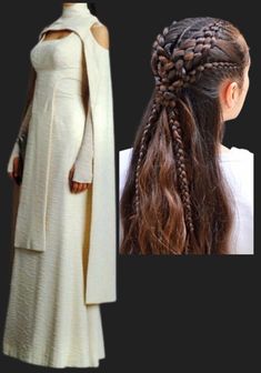 Royal Elf Clothes, Star Wars Costume Concept Art, Danerys Targarian Dress, Padme Wedding Dress Inspired, Danerys Targarian Outfit, Game Of Thrones Gowns, Targaryen Inspired Outfit, House Of The Dragon Outfit Ideas, Dune Inspired Fashion