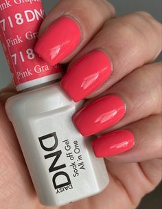 Dnd Pink, Spring Gel Nails Ideas, Spring Nail Polish Colors, Essie Nail Polish Colors, Nail Appointment, Gel Nail Tips