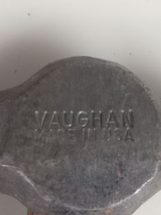 an old rock with the word vaugh on it