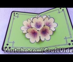 PLEASE WATCH THE ABOVE VIDEO FOR EASY STEPSHere is very easy How to make 3D Flower Pop Up Card making tutorial.These How to make 3D Flower Pop Up Card are so easy to make that even your 6 - 7 years old kid can make it.In this How to make 3D Flower Pop Up Card project, we used only those items which are easily available at our home.We hope you will like this project and share with your friends and relatives.PLEASE LIKE THIS PROJECT.Source - How to make 3D Flower Pop Up Card Impossible Cards, Flower Pop Up Card, Pop Up Flower, How To Make Greetings, Pop Up Flower Cards, Teabag Folding, Box Cards Tutorial, Paper Pop