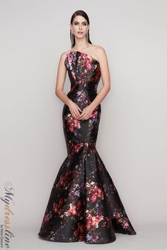 Looking for a show-stopping strapless gown? Check out the Frascara 4160! This gorgeous dress features a folded drape bodice and a mermaid silhouette with crinoline for extra drama. The hidden back zipper makes it easy to slip on, and the satin lining ensures a comfortable fit. Made from 100% polyester, this dress is sure to turn heads at your next event! Black Tie Event Dresses, Plastic Dress, Cherry Hill, Sleeveless Gown, Free Dresses, Prom Girl, Mermaid Evening Dresses, Mermaid Gown, Fairy Tale Wedding