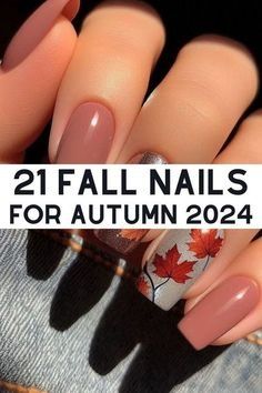 Colored Tip Nail Designs, Fall Nails For Medium Skin Tone, Trendy Autumn Nails 2024, Gel Manicure Fall Colors, Each Nail A Different Color, Beach Fall Nails, Painting Gel Nails Art Ideas, Nail Art For Fall Autumn, Nail Art 2024 Trends Fall