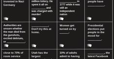 a table with different types of words and numbers on it, including women in the united states