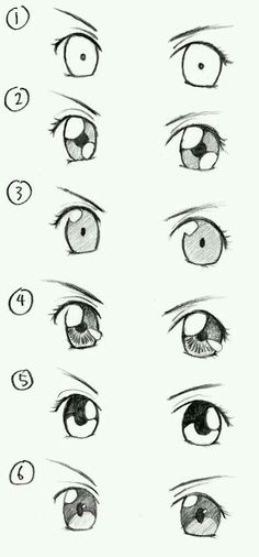 how to draw an anime eye step by step drawing for beginners and advanced students