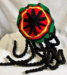 Adult Rasta Jamaican Hat Dread Locks Wig Knitted Funky Caribbean Cap | eBay Adjustable Acrylic Beanie Cap, Casual Acrylic Yarn Bonnet Adjustable, Casual Adjustable Acrylic Yarn Bonnet, Adjustable Knitted Bonnet Cap, Casual Adjustable Winter Headwrap, Adjustable Casual Beanie Costume Hats, Casual Adjustable Headwrap For Winter, Adjustable Knit Beanie Cap, Adjustable Hand Knitted Beanie Cap