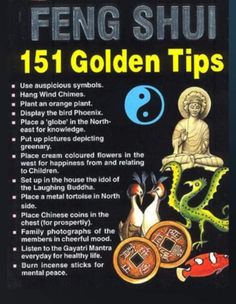 the front cover of feng shu's golden tips