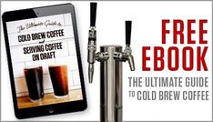 the ultimate guide to cold brew coffee on ipad with free ebook cover and instructions for brewing