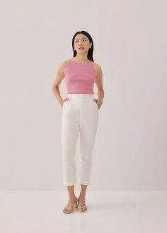 Buy Alby Tailored Peg Leg Pants @ Love, Bonito | Shop Women's Fashion Online | Love, Bonito INTL Chic Cotton Capris, Chic Cotton Ankle-length Capris, Chic Straight Cotton Capris, Tapered Leg Pants For Day Out, Stretch Tapered Leg Pants For Day Out, Chic Pink Tapered Leg Pants, Chic Spring Capris With Tapered Leg, Chic Tapered Leg Spring Capris, Chic Tapered Leg Capris With Pockets